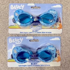 Bluey bundle of two NWT youth swim goggles